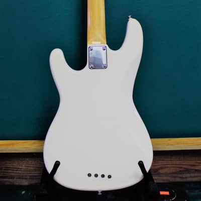 1989 Epiphone by Gibson Rock Bass CH/WH White image 2