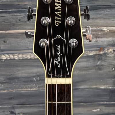 Used Hamer USA Newport Pro Electric Guitar with Hard Case image 3