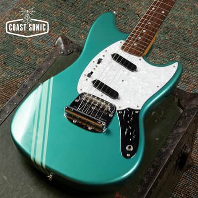 2006 Fender '69 Competition Mustang MG69-85CO Ocean Turquoise Metallic Matching Headstock CIJ Japan image 7