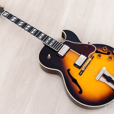 2011 Gibson L-4 CES Master Label Archtop Electric Guitar Vintage Sunburst w/ Case, CoA image 14