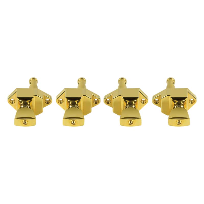 Kluson KVDB-4-G 2 Per Side Or Single Vintage Diecast Series Bass Or Banjo Tuning Machines - Gold image 1