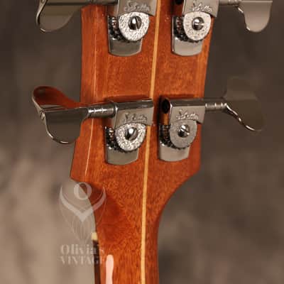 1977 Guild B 302-F FRETLESS Bass Natural Mahogany image 16