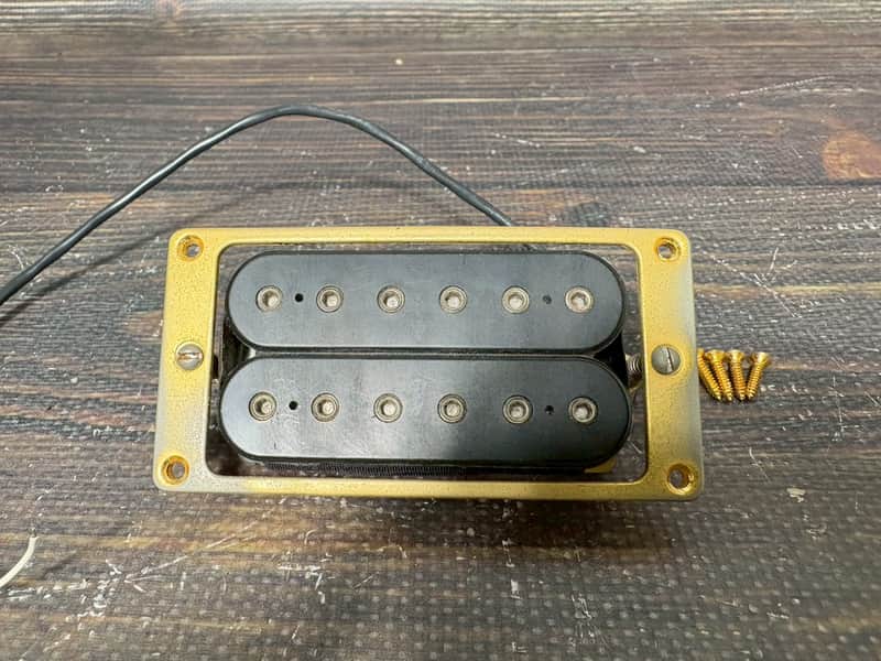 90s DiMarzio Super Distortion DP100 Humbucker Pickup F Space Black image 1