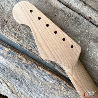 Guitar Mill S-Style Replacement Neck / 1 pc. Roasted Maple / Black Binding (#GIN-2520) image 15