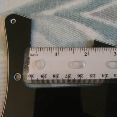 Strat Style Pickguard (Black) (S-S-S) for Electric Guitars image 4