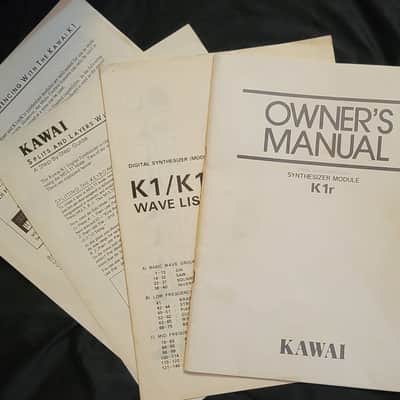 KAWAI K1r Owner's Manual image 3
