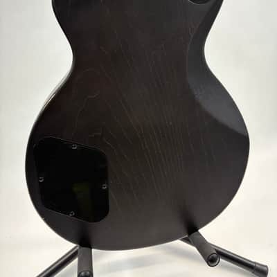10S GF Modern 7 String Quilted Maple Single Cut Electric Guitar - Black Burst image 8