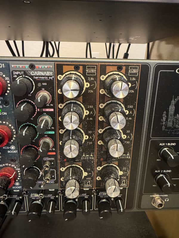 Pair of Kush Audio Electra 500 Series EQ Modules - Black image 1