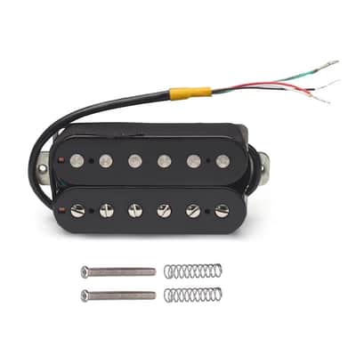 Alnico II Black Guitar Humbucker Pickups Neck and Bridge Set image 4
