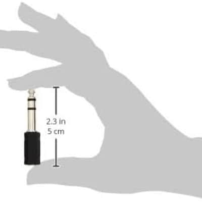 Hosa GPM-103 3.5 mm TRS to 1/4" TRS Adaptor image 2