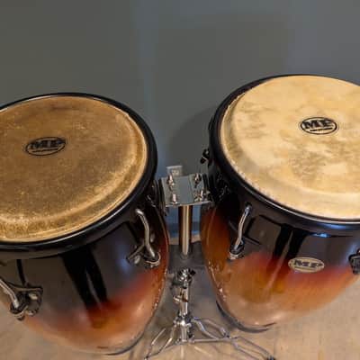 Mano Percussion Conga Set 10 & 11'' Sunburst W/ Stand image 2