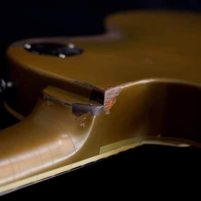 Handyman Les Paul Gold Top All Gold 2019 - All Gold relic image 7