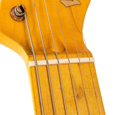 Vintage V52 ICON Electric Guitar - Distressed Butterscotch image 9