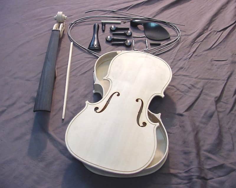 DIY violin - fiddle building project kit for luthier image 1