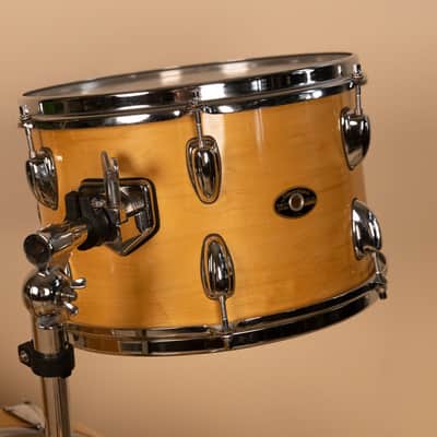 1990s Slingland Artist Custom Natural Maple Drum Set 14x20 8x12 14x14 and 5x14 image 12
