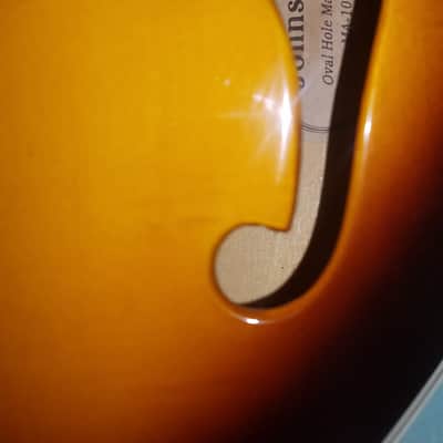 Johnson Oval Hole Acoustic Model MA-100 Needs New Strings and Tailpiece Cover image 7