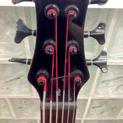 DEAN Edge 6 String Bass Guitar - Black image 2