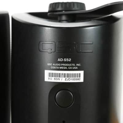QSC AD-S52 AcousticDesign 5.25" 2 Way Loudspeaker (PAIR) CG0105L image 7