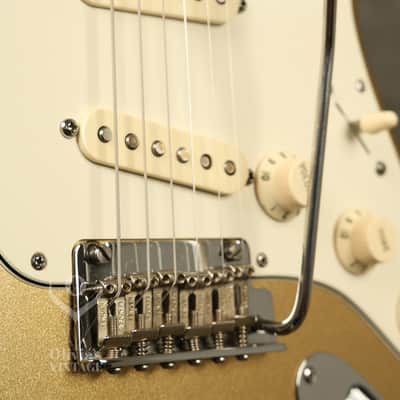 2014 Fender 60th Anniversary American Standard Stratocaster Aztec Gold image 4