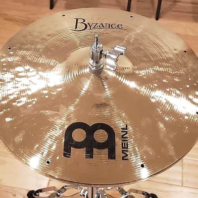 Meinl B14FH 14" Byzance Brilliant Fast Hi-Hat Pair Cymbals w/ Video Link image 1