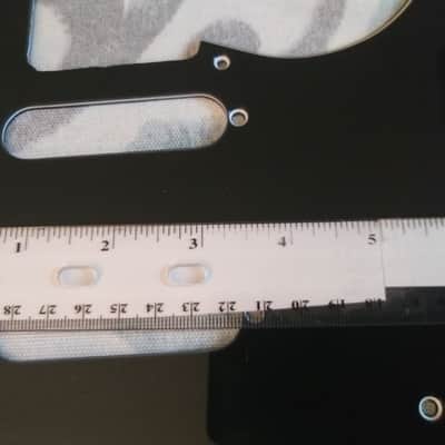 Strat Style Pickguard (Black) (S-S-S) for Electric Guitars image 5