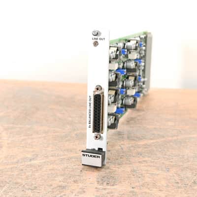 Studer 8-Channel Analog Line Out Card for D21m & D23m Modular I/O System CG01HAR image 1