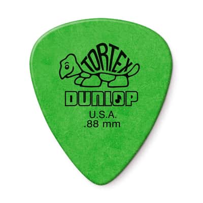 Dunlop Picks - Tortex Standard Green 0.88mm - Pack 12 image 1