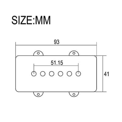 Neck Bridge Guitar Jazzmaster Style SoapBar Alnico Pickups image 6