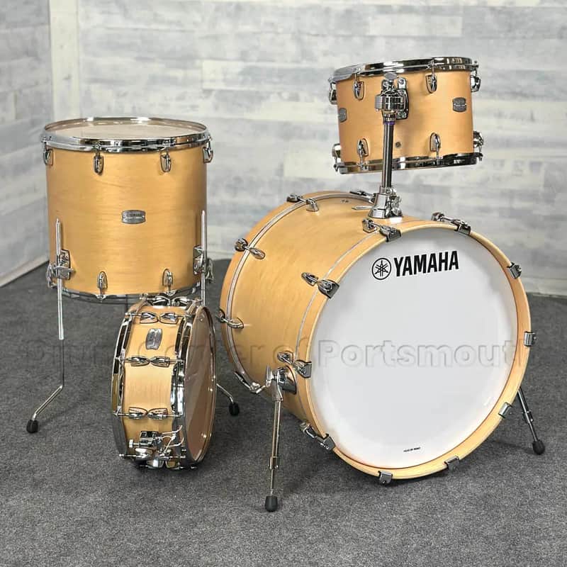 Yamaha Tour Custom Maple 4pc Drum Set 22/13/16/14 Butterscotch Satin image 1