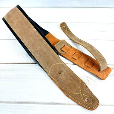 Walker and Williams C-22 Distressed Dark Brown Double Padded Premium Soft Leather Strap image 9