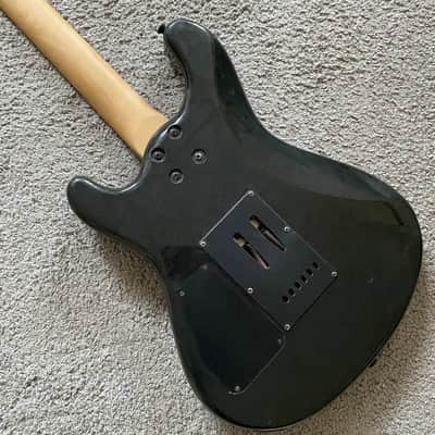 J&D Black Electric Guitar, Solid Mahogany Body, Maple Neck, 24 Frets Rosewood Fingerboard image 12