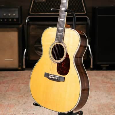 Martin Custom Shop Style 45 000-14F Acoustic Guitar - Macassar Ebony/Premium Spruce with Hardshell Case image 13