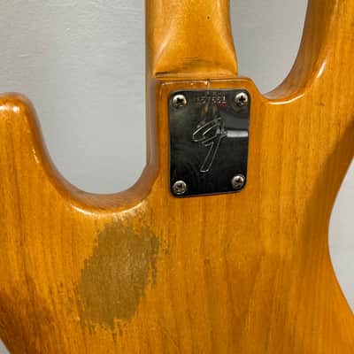1966 Fender Jazz Bass Natural Refinish w/Case image 10