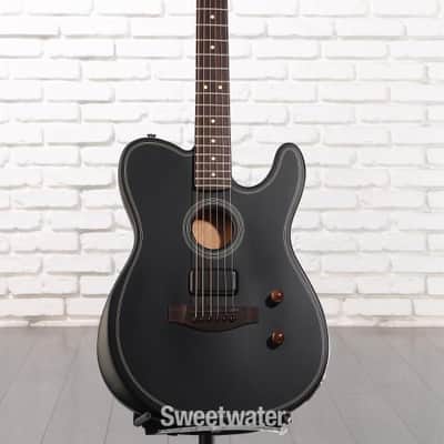 Fender Acoustasonic Standard Telecaster Acoustic-electric Guitar - Black (AsTeleSBkd3) image 1