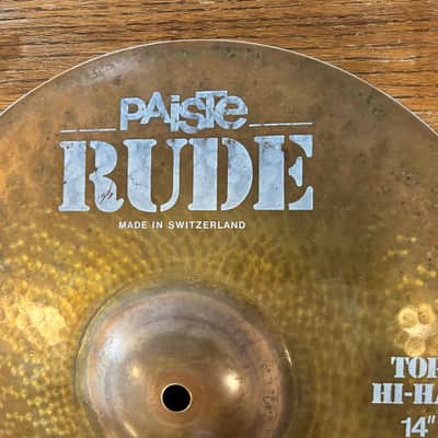 Paiste 14" RUDE Hi-Hat Cymbals (Pair) 1999 - Present - Raw image 5