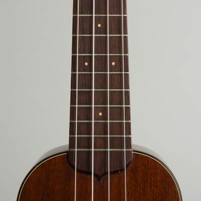 C. F. Martin  Style 1 Soprano Ukulele (1950s), black hard shell case. image 8