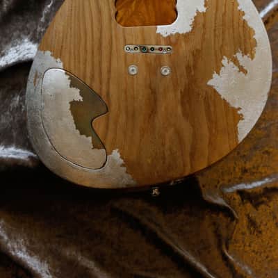 Build to order GB Liuteria Boutique Plié 6 string silver leaf relic edition image 4