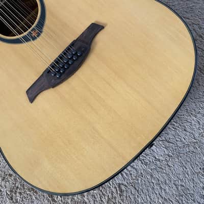LAG 12 String Acoustic Electric Guitar, Spruce Top Body, Mahogany Neck, Rosewood Fingerboard image 14