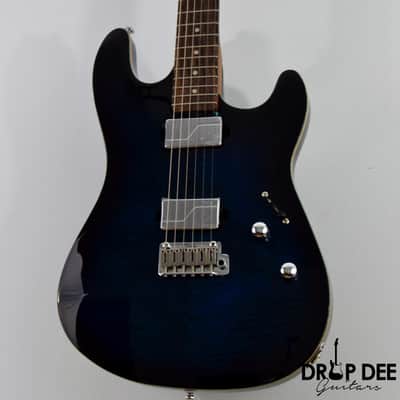 Sterling By Music Man Sabre Electric Guitar w/ Bag - Deep Blue Burst image 4