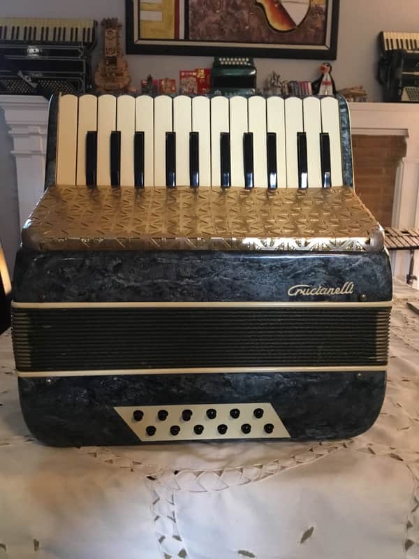 Crucianelli Piano Accordion MM 25 12 - Aqua image 1