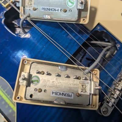 Epiphone Les Paul Standard Pro Trans Blue Burst (2017) with Coil-Splitting image 17