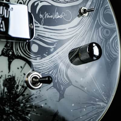 2010 Hagström Ultra Swede Absolut Vodka Rock Edition Ltd. by Nina Volmer image 9