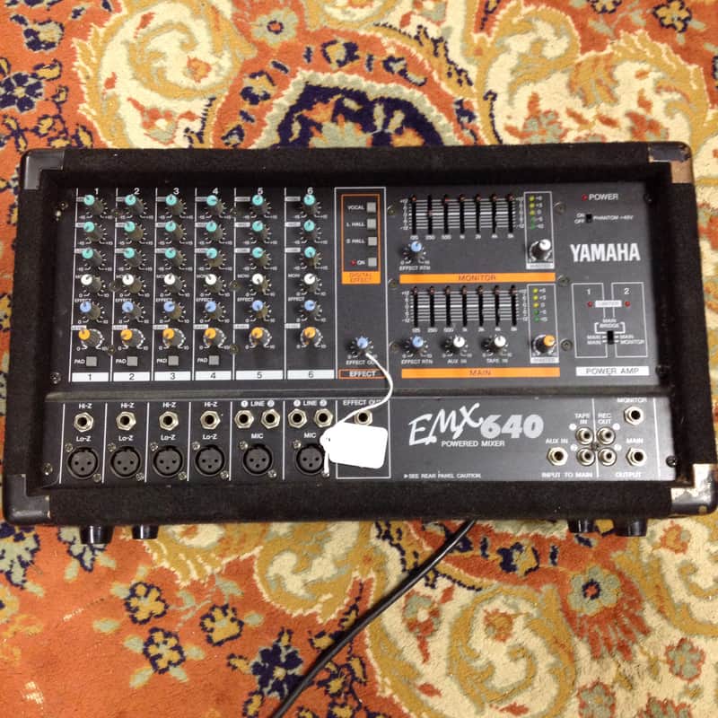 Yamaha EMX-640 Powered Mixer | Reverb