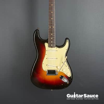 Fender Stratocaster Original Vintage Slab Board 1961 Sunburst (COD 1965VG) image 1
