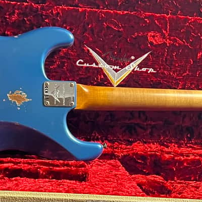 Fender Custom Shop Stratocaster '63 2023 - Aged Lake Placid Blue Relic image 11