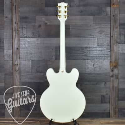 Epiphone Inspired by Gibson Custom 1959 ES-355 - Classic White with Hard Shell Case image 6