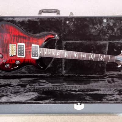 PRS Custom 24 Piezo - Fire Smokeburst image 2
