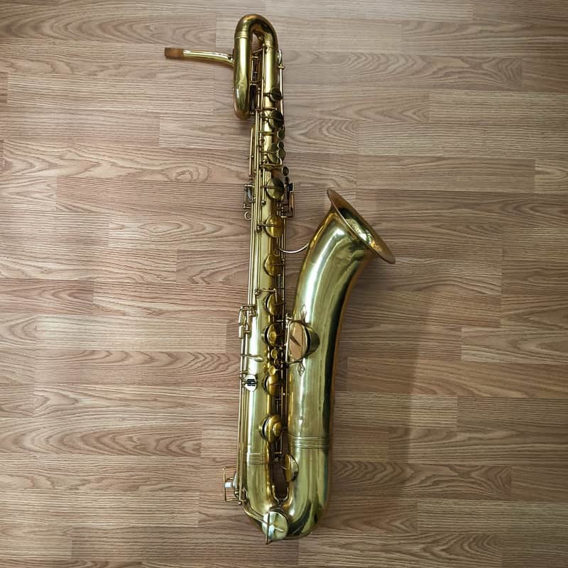 Buffet Crampon Cie Evette & Schaeffer 1927 - Vintage Lacquer Bari Sax Paris France Baritone Saxophone image 1
