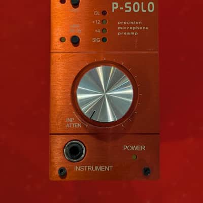 True Systems P-Solo Desktop Microphone Preamp 2010s - Red image 2