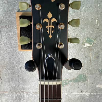 Vintage V100MR-BK Icon Series Single Cut - Black / Sunburst image 6